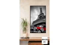 Tranh Paris Xe Đỏ-Thế giới đồ gia dụng HMD