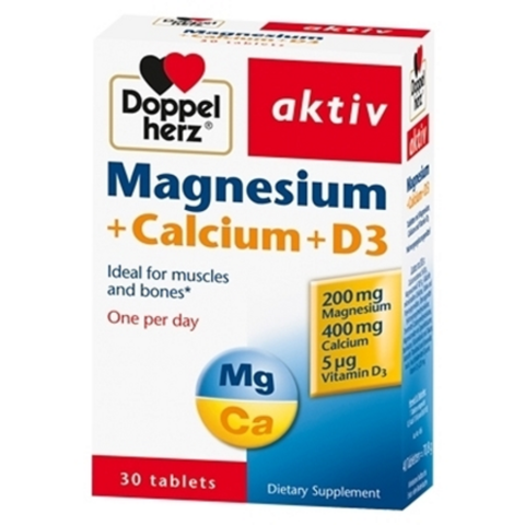 Magnesium+Calcium+D3 Doppel Herz-Thế giới đồ gia dụng HMD