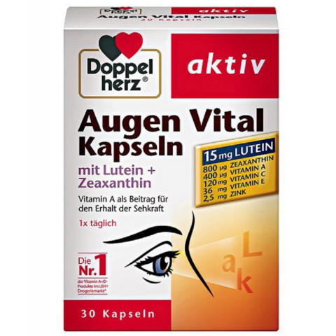 Viên nang bổ mắt Doppelherz Augen Vital Kapseln-Thế giới đồ gia
