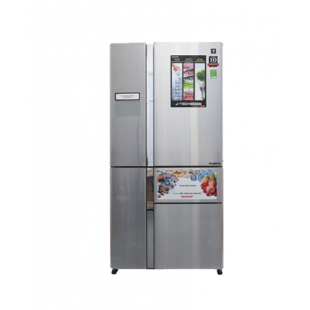 Tủ lạnh Sharp inverter 758 lít SJ-F5X76VM-SL