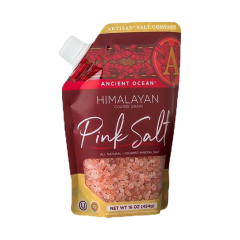 Muối hồng himalayan Artisan hạt thô (454g)-Thế giới đồ gia dụng