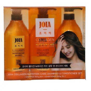 Bộ dầu gội, xả Hàn Quốc Joia Collagen chăm sóc tóc hư tổn-Thế