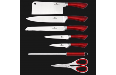 Bộ dao kéo nhà bếp 8 món Berlinger Haus - Màu đỏ-Thế giới đồ