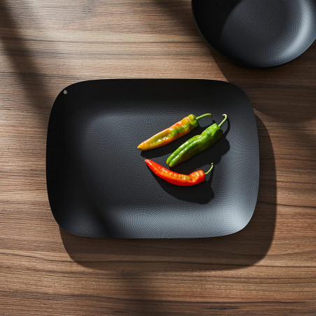 Khay chữ nhật Alessi Moire Tray