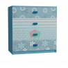 Tủ Cabinet hoa văn xanh dương-Thế giới đồ gia dụng HMD
