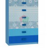 Tủ Cabinet hoa văn xanh dương-Thế giới đồ gia dụng HMD